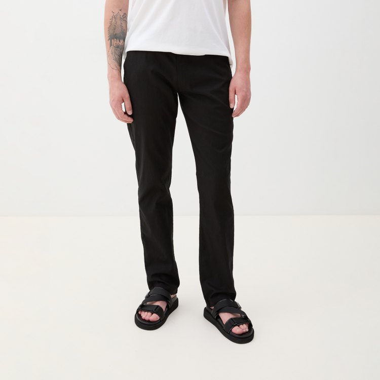 

Брюки мужские Maison David BLN916 черные 2XL, Черный, BLN916