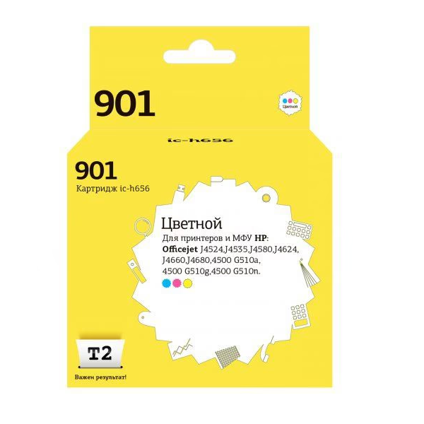 

Картридж для струйного принтера T2 24014 (24014) многоцветный, совместимый, 24014