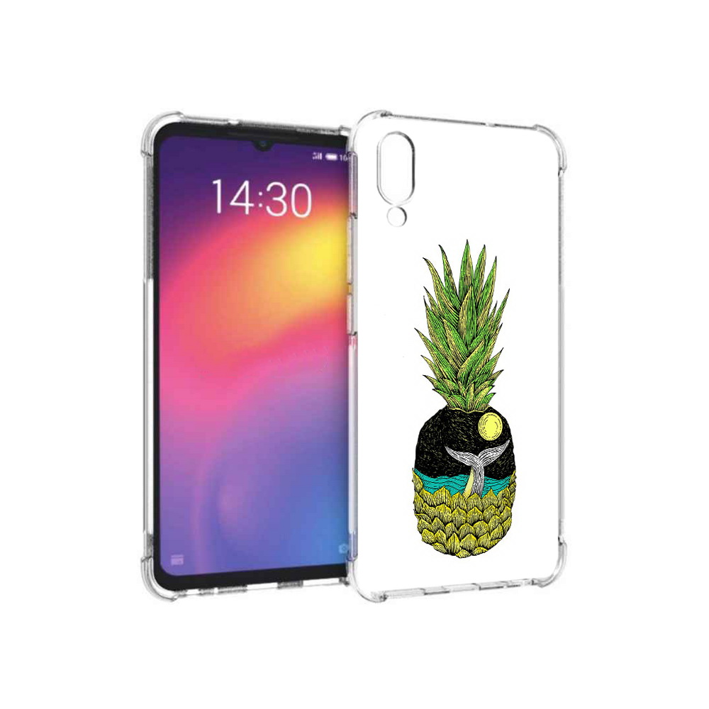 

Чехол MyPads Tocco для Meizu Note 9 ананас с китом (PT134513.88.220), Прозрачный, Tocco