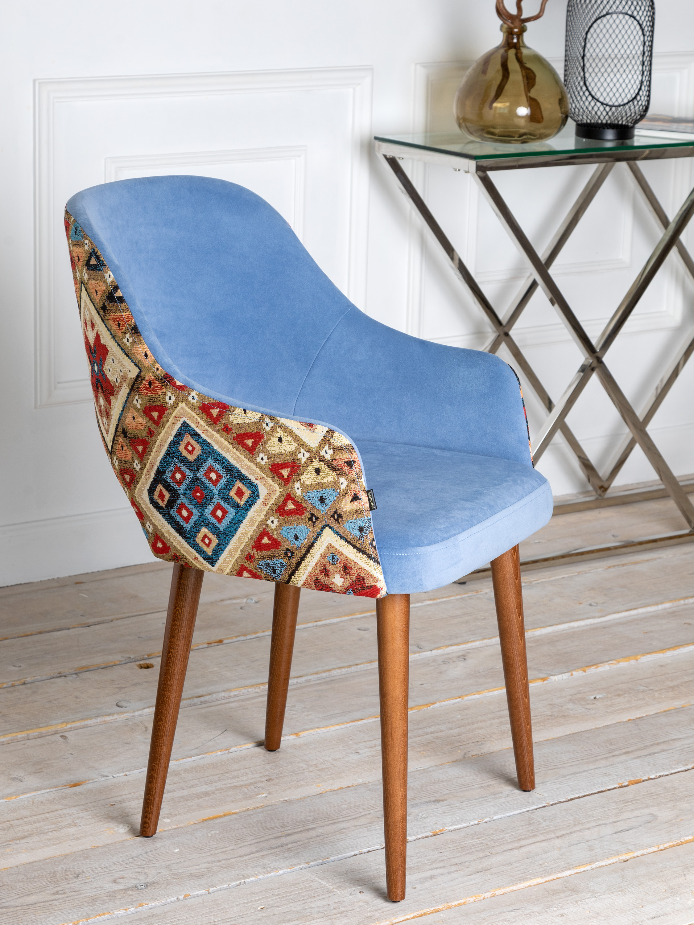 Стул для кухни и гостиной Bono home Ральф, голубой