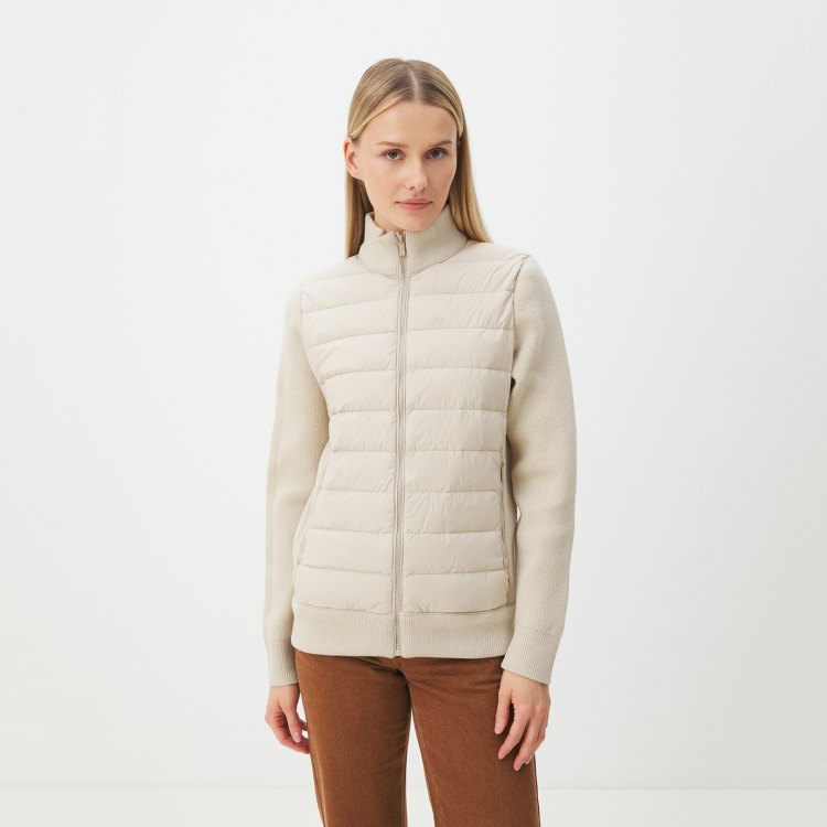 

Куртка женская Maison David MLY23-0606-1W бежевая XS, Бежевый, MLY23-0606-1W