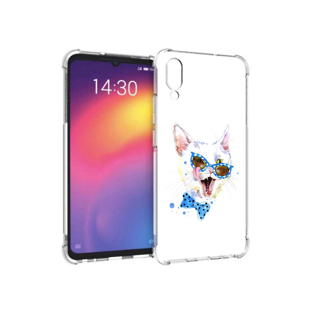 

Чехол MyPads Tocco для Meizu Note 9 белый кот (PT134513.88.229), Прозрачный, Tocco
