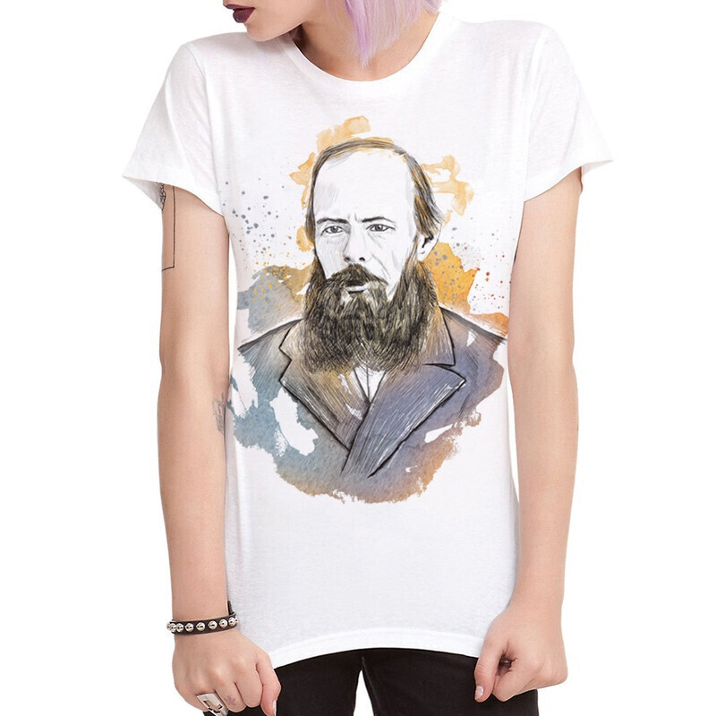 

Футболка женская Dream Shirts Федор Достоевский 10004721 белая S, Федор Достоевский 10004721