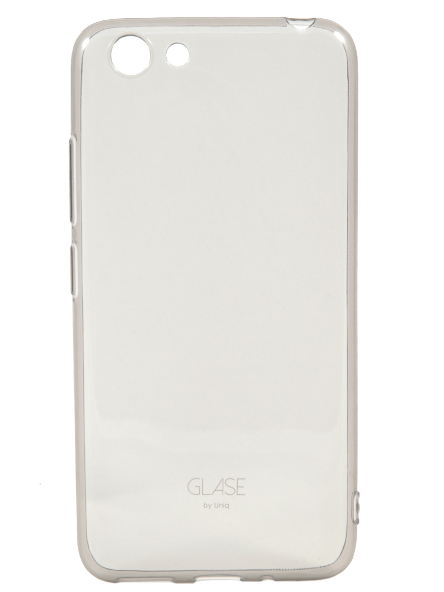 

Чехол Uniq для Vivo Y53 Glase Grey, Прозрачный
