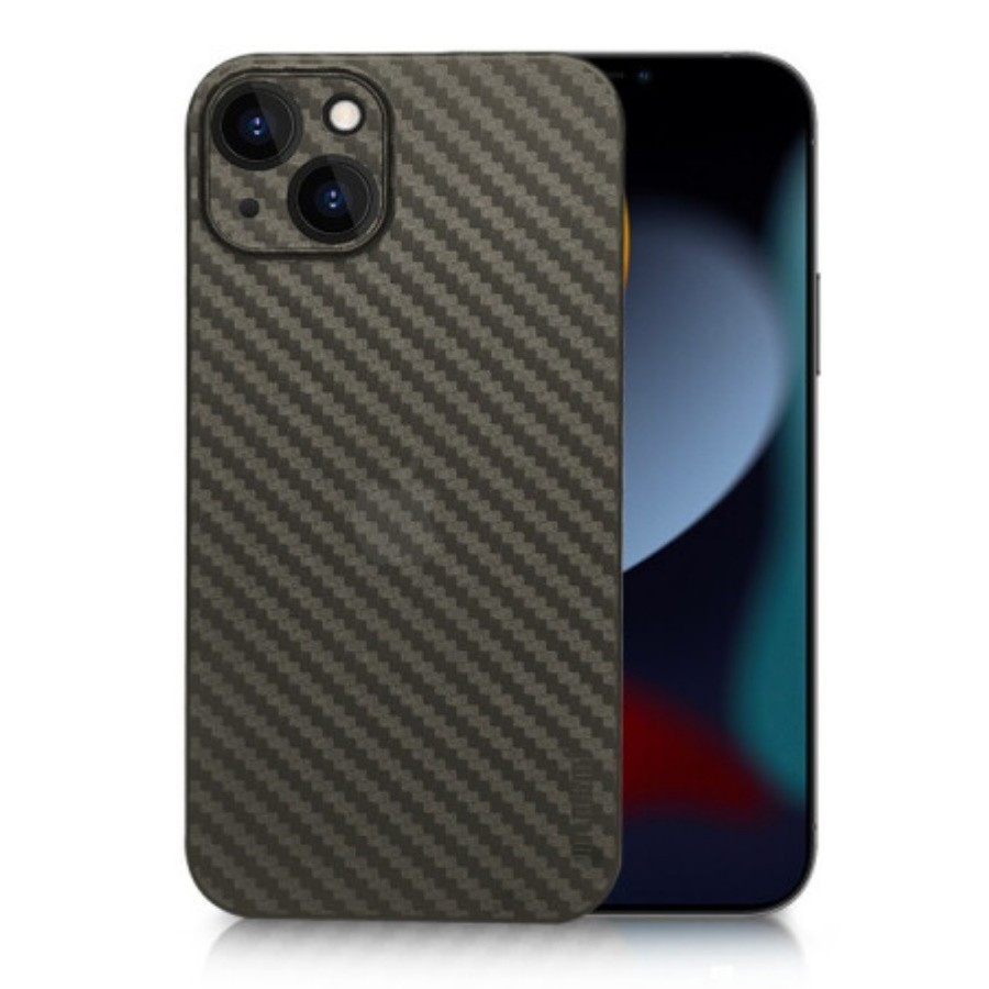 

Чехол Memumi Slim Series Ultra Thin 0.3mm PP Carbon Fiber для iPhone 13 6.1inch Grey (AFC2