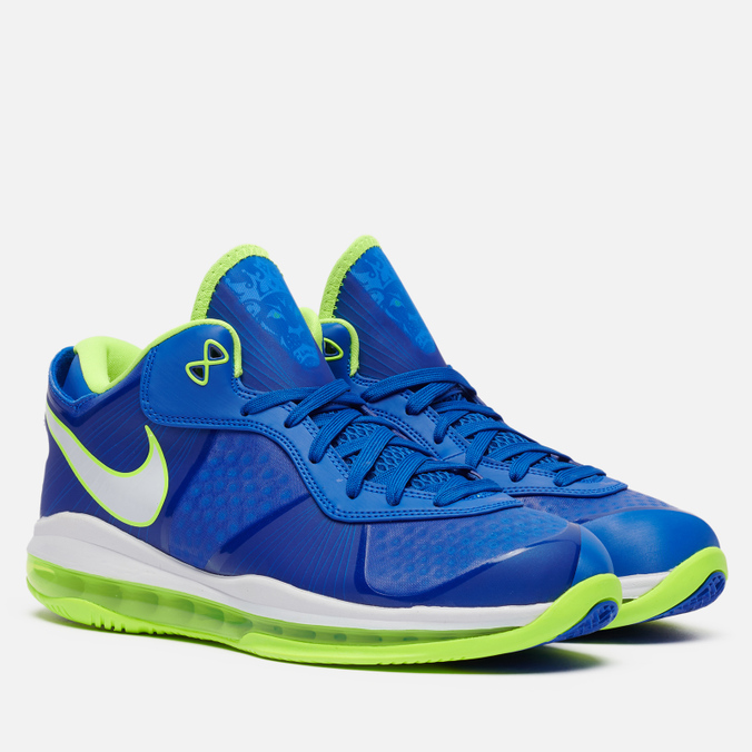 фото Кроссовки мужские nike lebron viii v2 low qs sprite синие 11 us