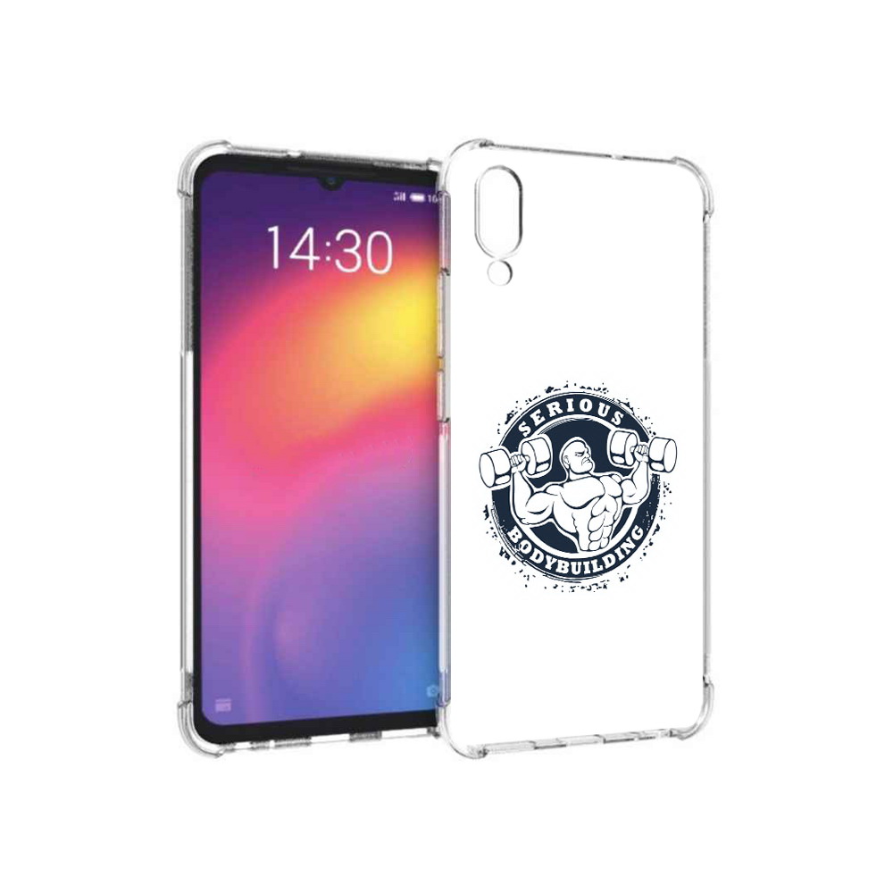 

Чехол MyPads Tocco для Meizu Note 9 бодибилдинг воля к победе (PT134513.88.231), Прозрачный, Tocco