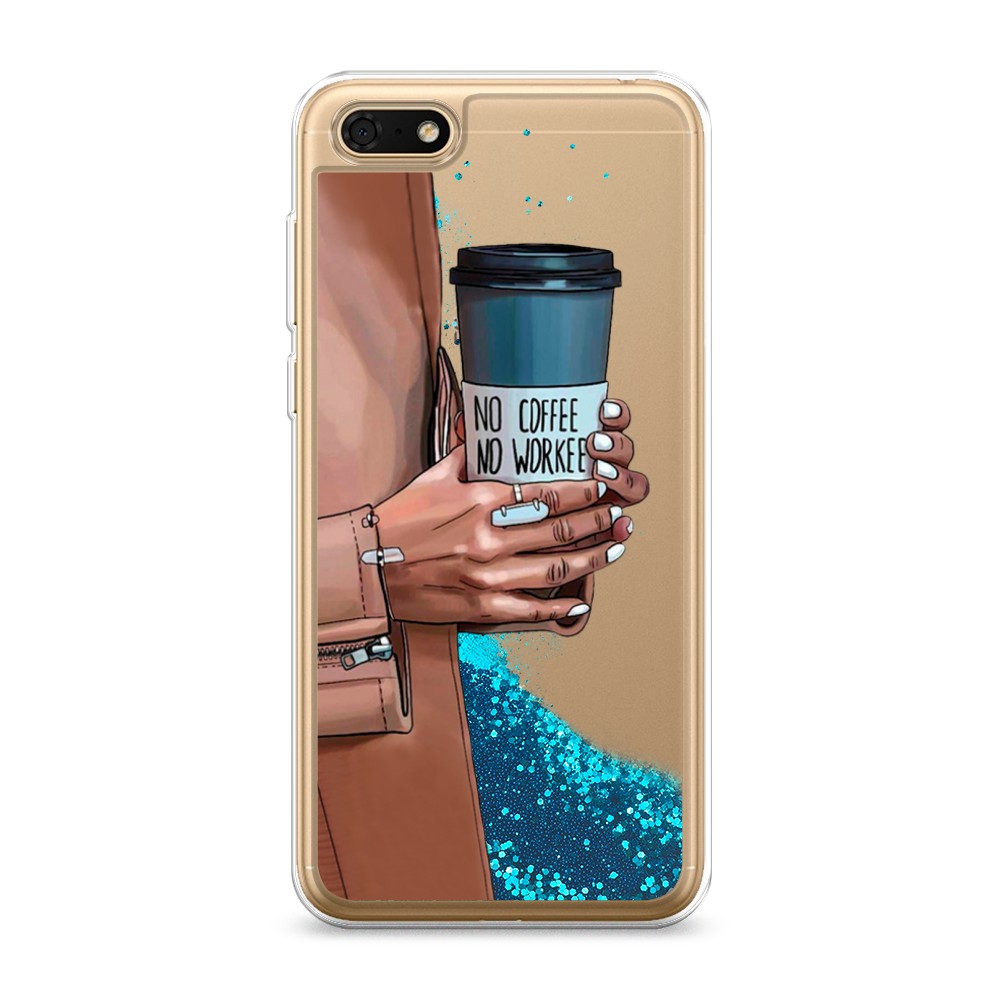 

Чехол Awog на Huawei Y5 2018 "No coffee", Разноцветный, 65993-1