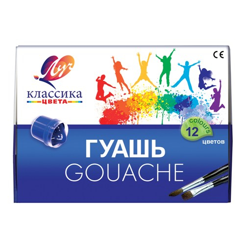 

Гуашь 12цв. художеств."Классика" 20мл, Луч, Разноцветный