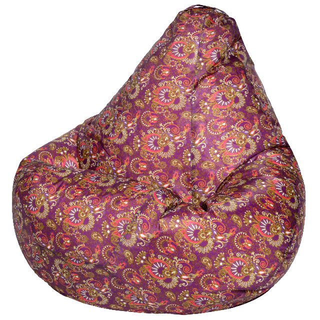 

Кресло Мешок Груша Огурцы Бордо Оксфорд 3XL, Классический