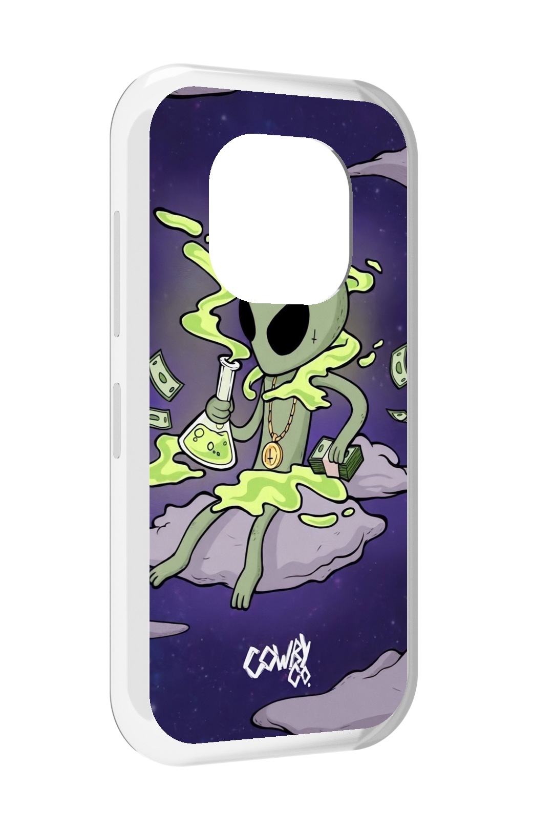 

Чехол MyPads токсичный инопланетянин для Doogee V20, Прозрачный, Tocco