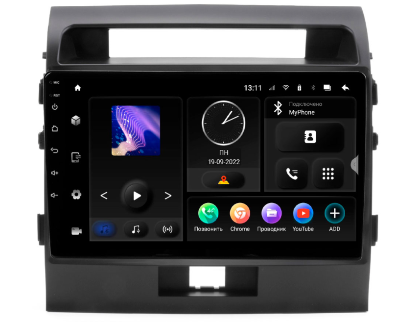 

ШГУ Toyota LC 200 07-15 (MAXIMUM Incar TMX-2212-6) Android 10/1280*720, BT, wi-fi, DSP,, TMX-2212-6