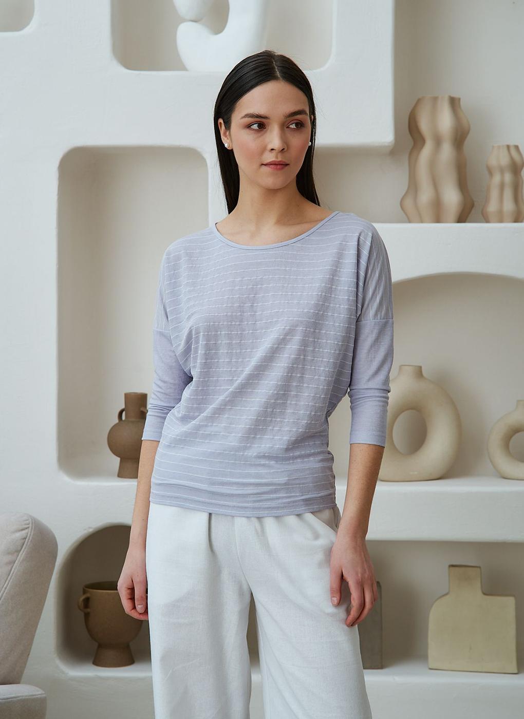 

Лонгслив женский Каляев 60941 фиолетовый 54 RU, 60941