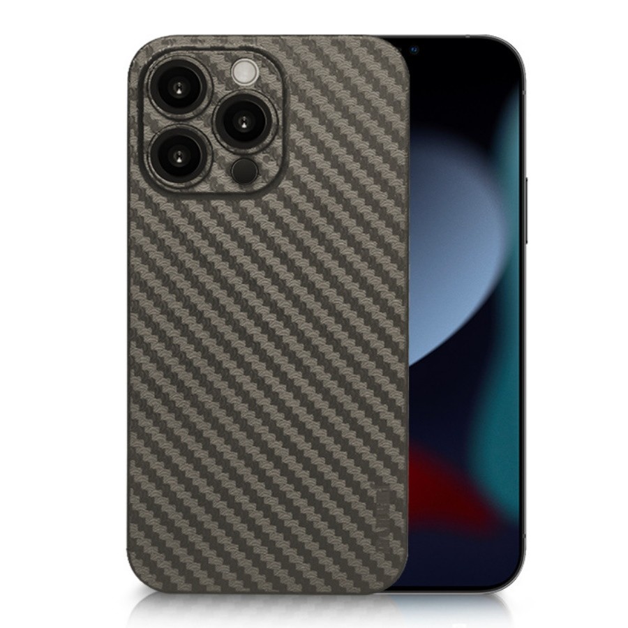 

Чехол Memumi Slim Series Ultra Thin 0.3mm PP Carbon Fiber для iPhone 13 Pro 6.1inch Grey (