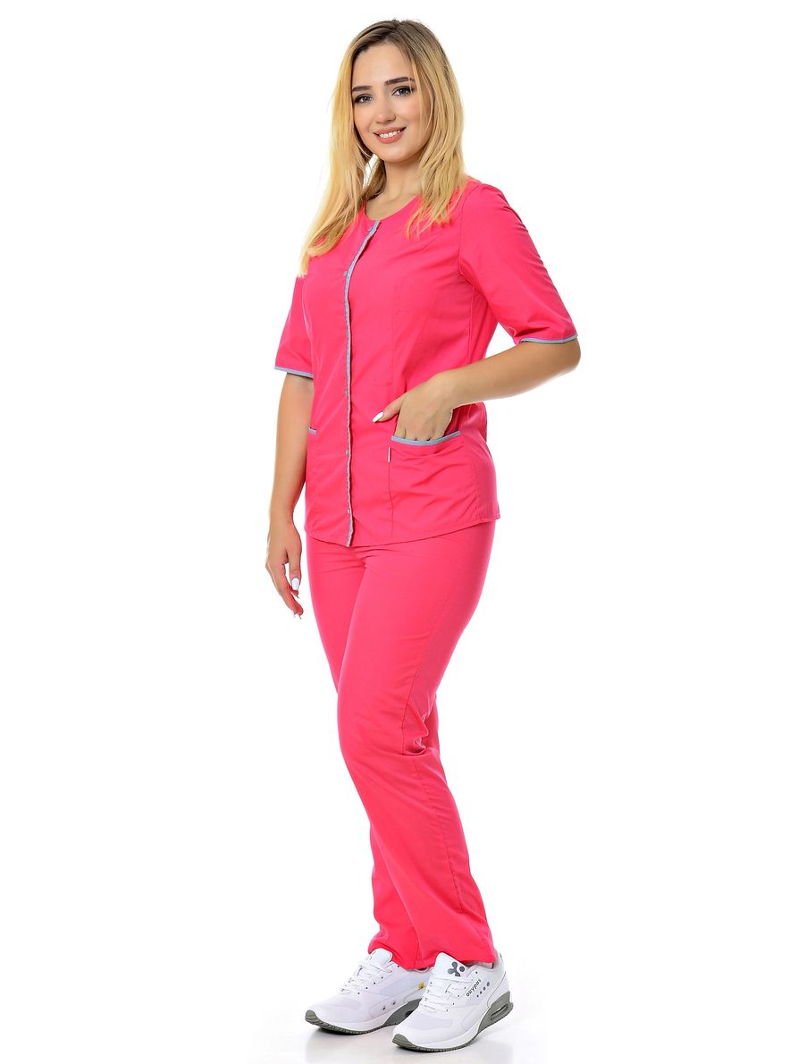 

Костюм медицинский женский MedicalWear Эвелина 106 красный 60 RU, Эвелина 106