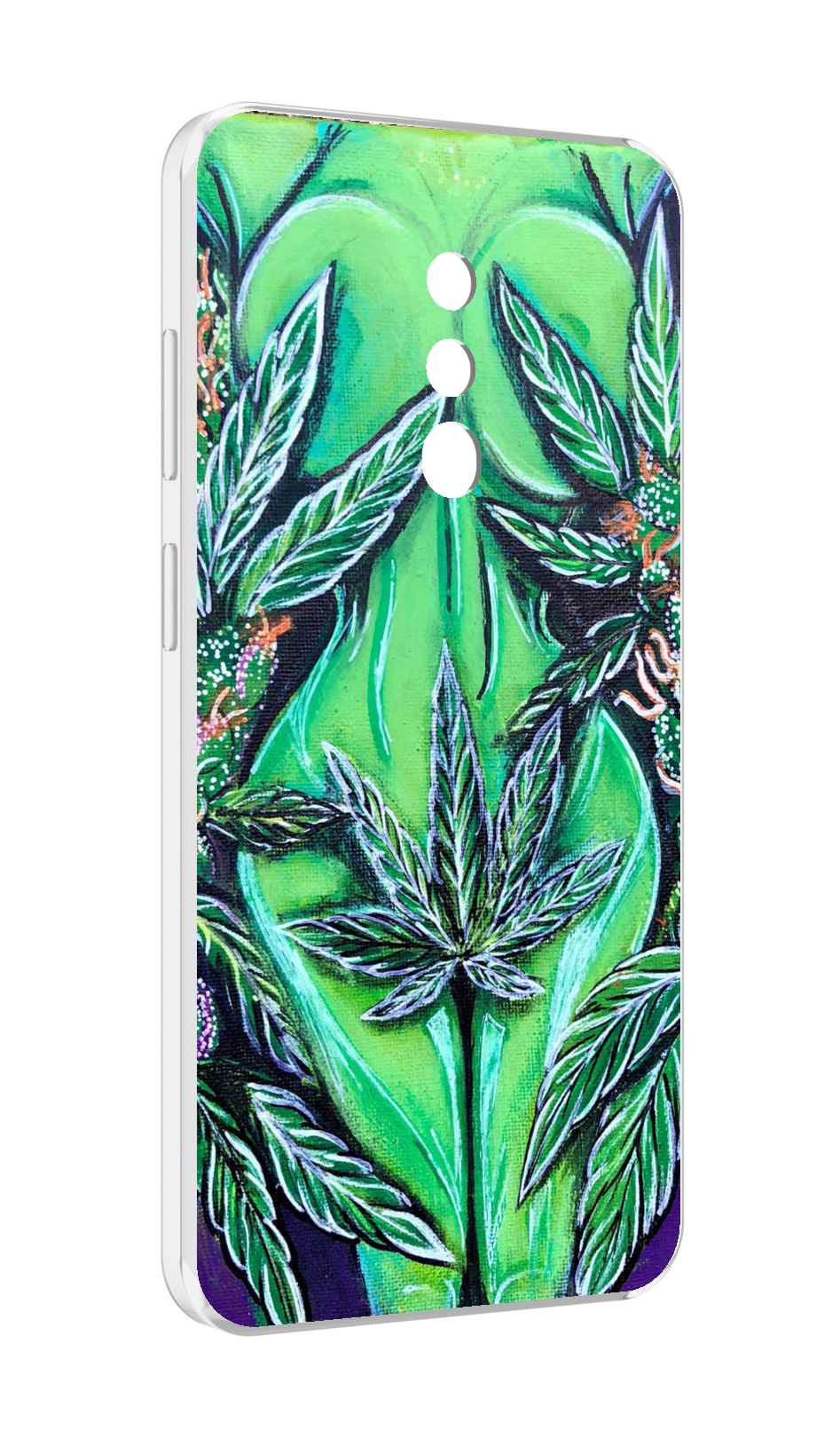 

Чехол MyPads зеленая девушка для Blackview BV5200, Прозрачный, Tocco