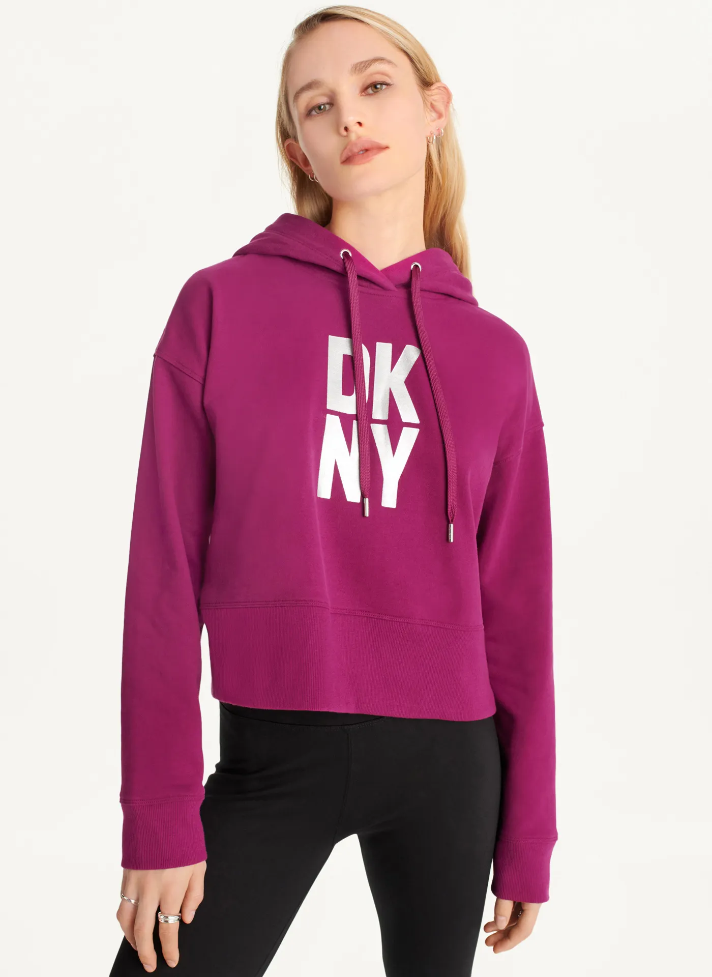 Худи женское DKNY DP2T8511 розовое M