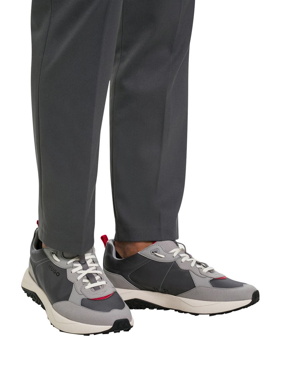 Кроссовки мужские HUGO 001411757 серые 42 EU 13844₽