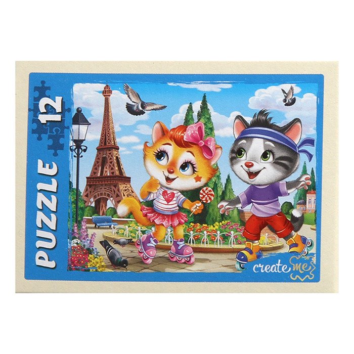 

Пазл 12 Забавные котики №5 П12-2907