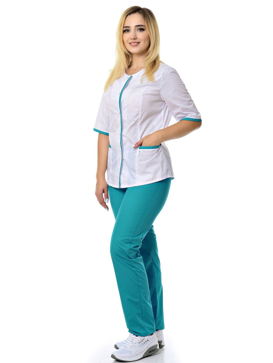 фото Костюм медицинский женский medicalwear эвелина 106 синий 38 ru