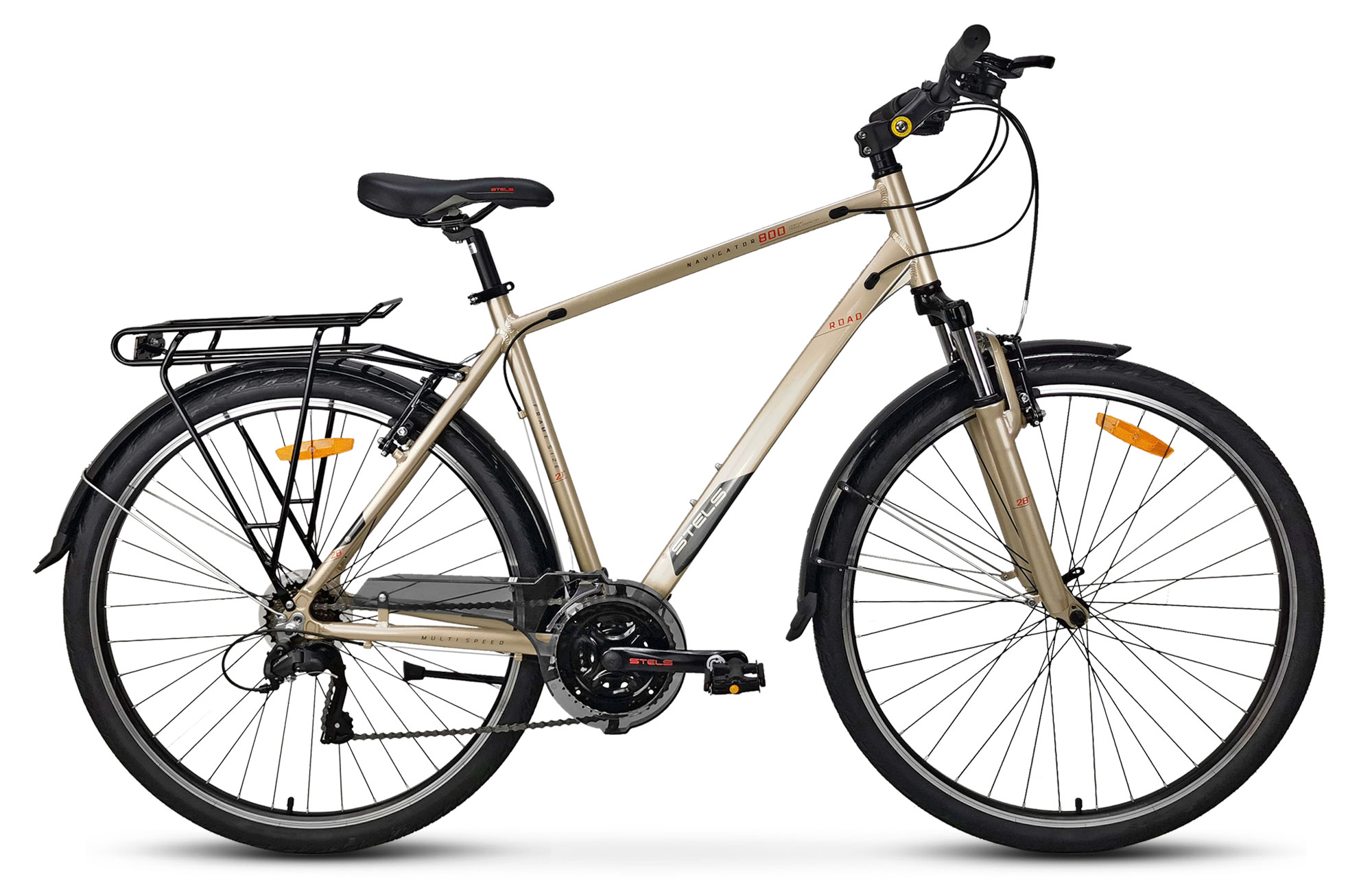

Велосипед Stels Navigator 800 Gent 28 V010, 2023, рама 19", золотой, Золотистый