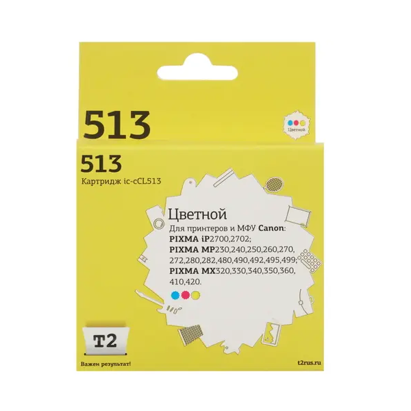 

Картридж для струйного принтера T2 IC-CCL513 (IC-CCL513) многоцветный, совместимый, IC-CCL513