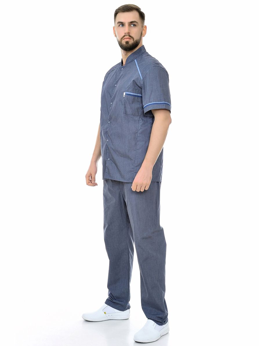 

Костюм медицинский мужской MedicalWear Михаил 110 серый 56 RU, Михаил 110