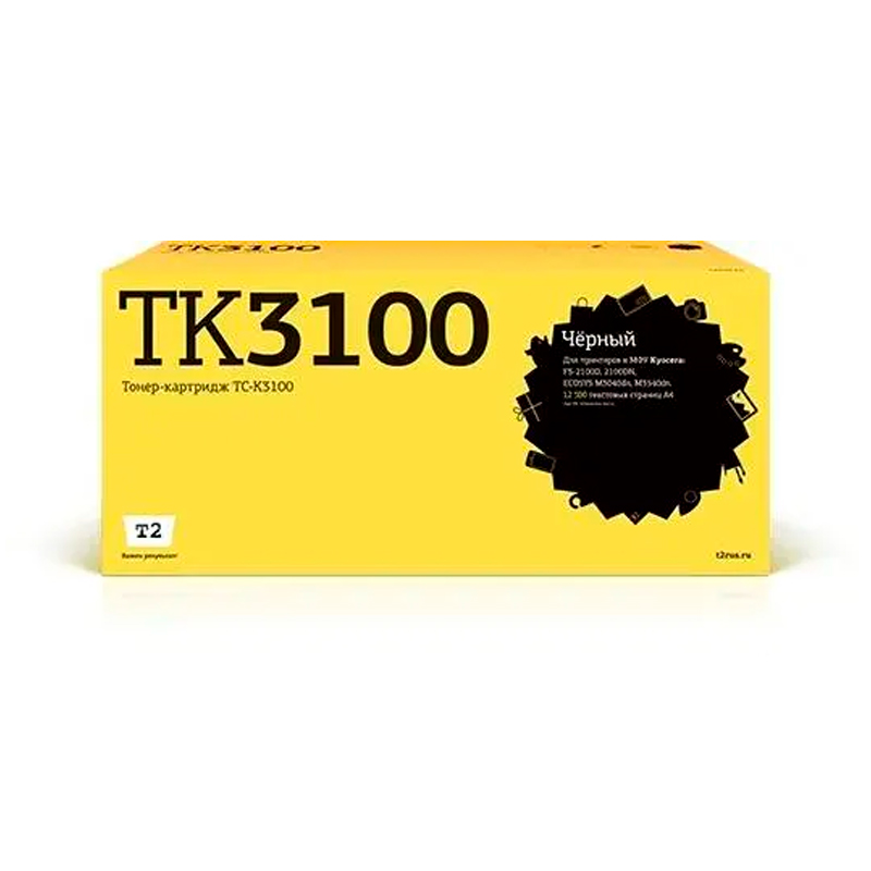 

Картридж для лазерного принтера T2 (TC-K3100) черный, совместимый