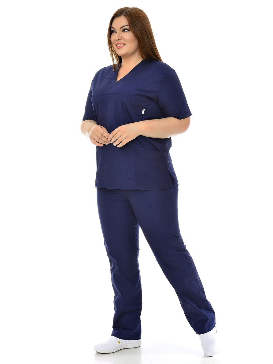 фото Костюм медицинский унисекс medicalwear хирург 109 синий 44 ru