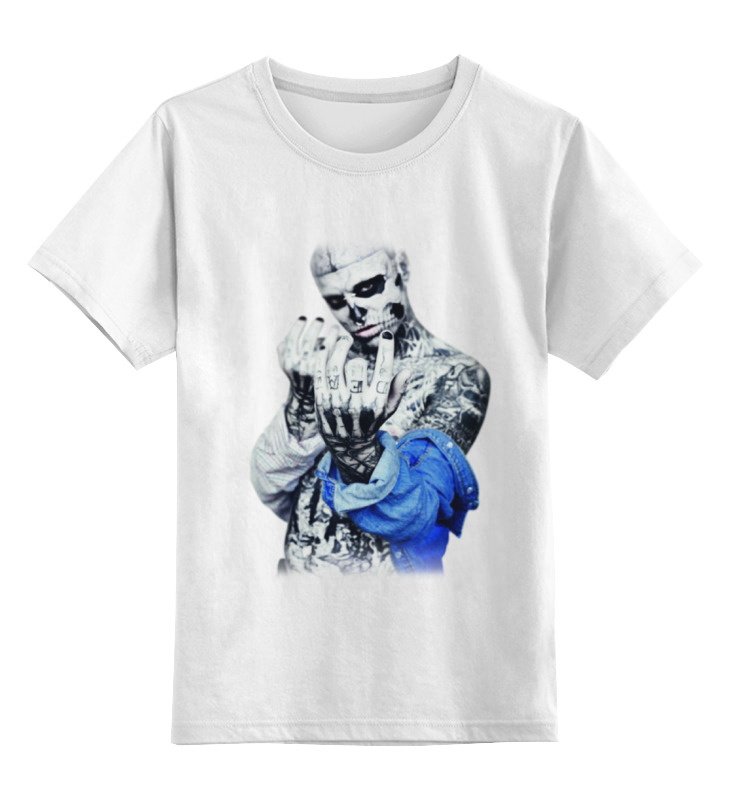 

Детская футболка классическая Printio Zombie boy, р. 104, Белый, 0000000642200