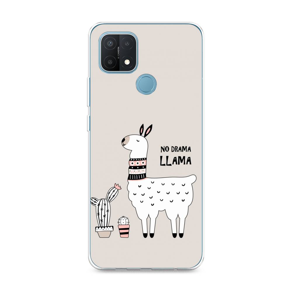 

Чехол Awog на Oppo A15/A15s "No drama LLama", Разноцветный, 255650-2