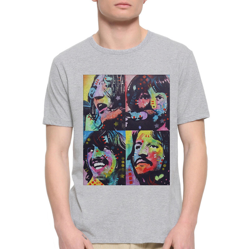 

Футболка мужская DS Apparel The Beatles 9898913-2 серая L, Серый, The Beatles 9898913-2