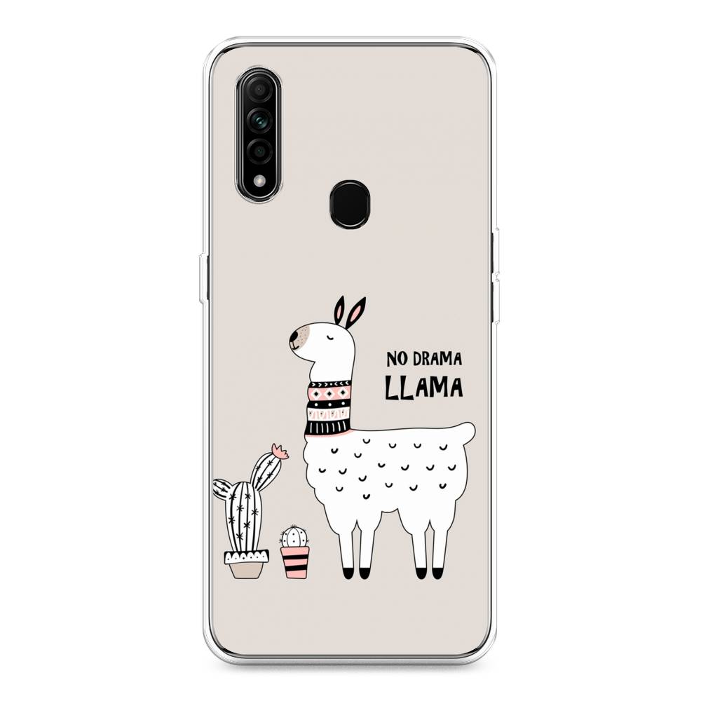 

Чехол Awog на Oppo A31 "No drama LLama", Разноцветный, 252250-2