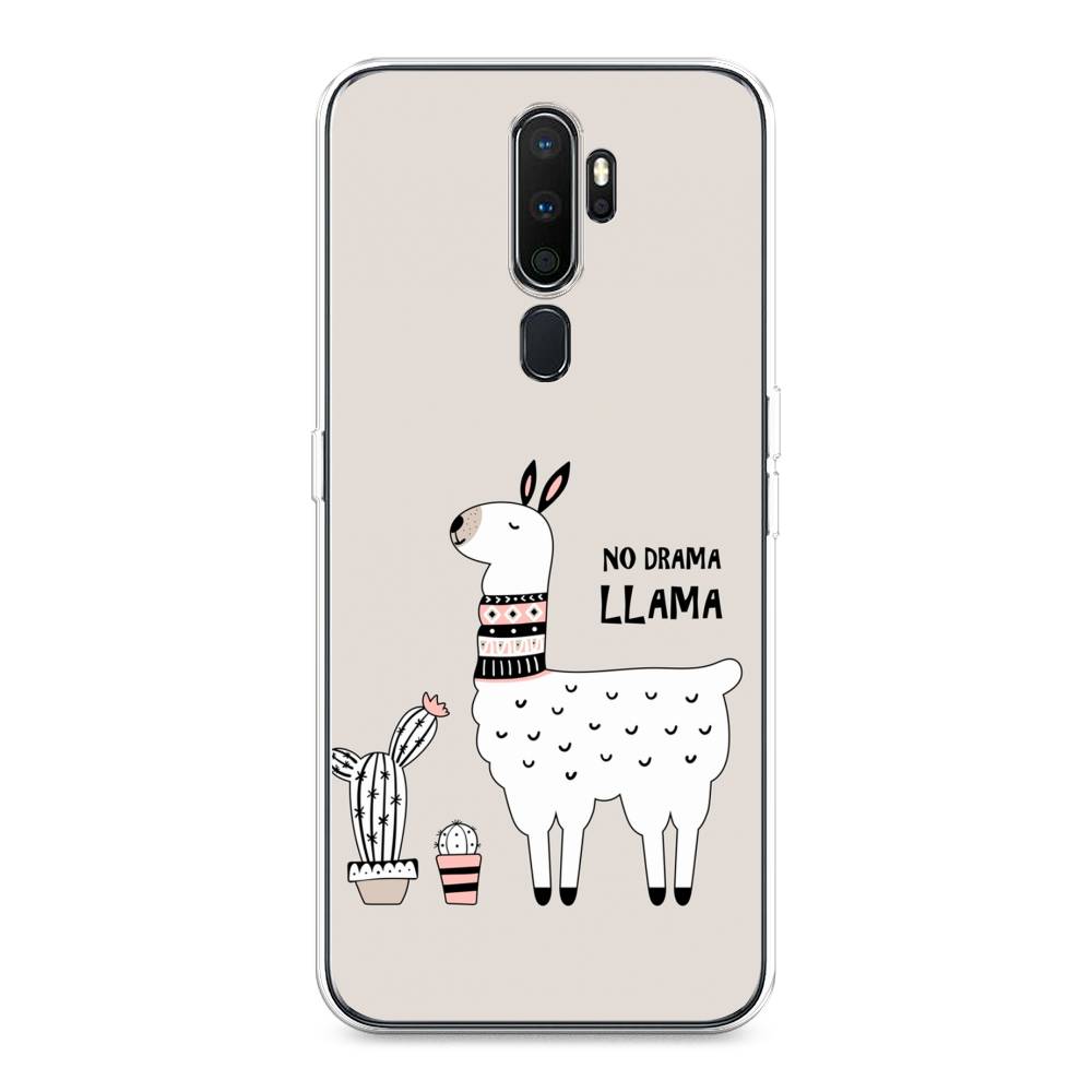 

Чехол Awog на Oppo A5/A9 2020 "No drama LLama", Разноцветный, 251350-2