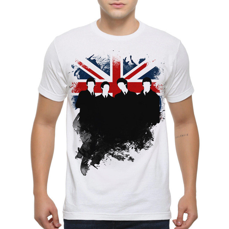 

Футболка мужская DS Apparel The Beatles Англия 9898914-2 белая 3XL, Белый, The Beatles Англия 9898914-2