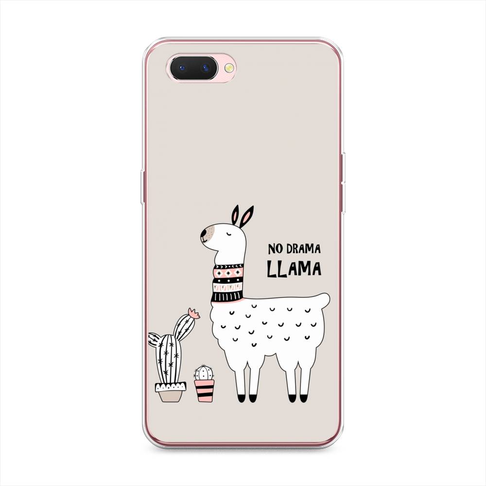 

Чехол Awog на Oppo A3s "No drama LLama", Разноцветный, 252050-2