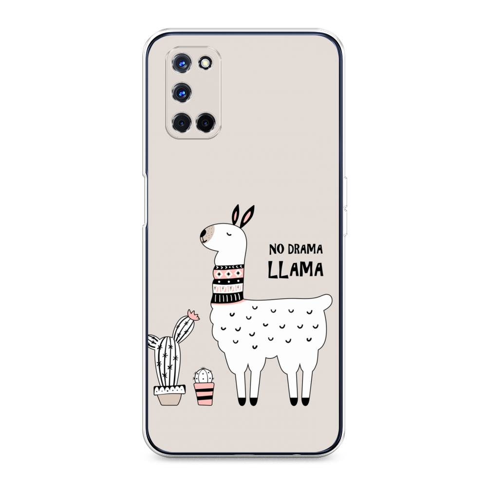 

Чехол Awog на Oppo A52/A72 "No drama LLama", Разноцветный, 253150-2