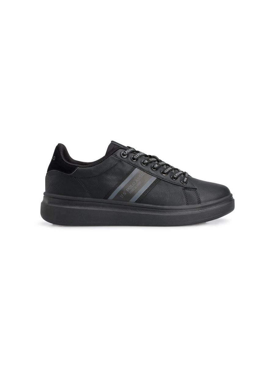 

Кеды унисекс U.S. POLO Assn. 001421598 черные 42 EU, Черный, 001421598