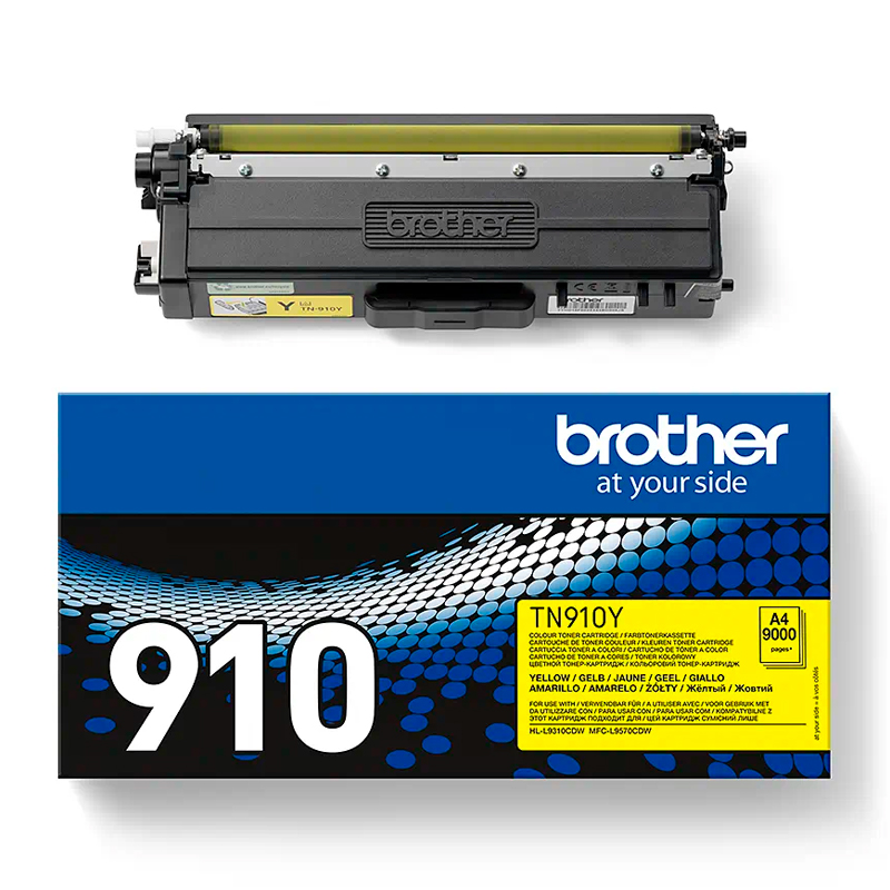 

Картридж для лазерного принтера Brother TN910Y (TN910Y) желтый, оригинальный, TN910Y