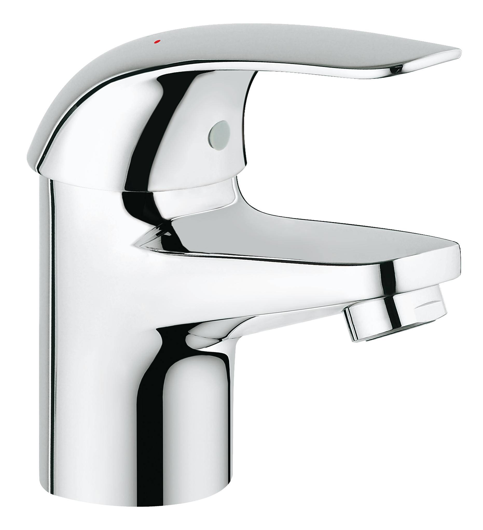 

Смеситель для умывальника "Grohe" Euroeco 32734000, Серебристый