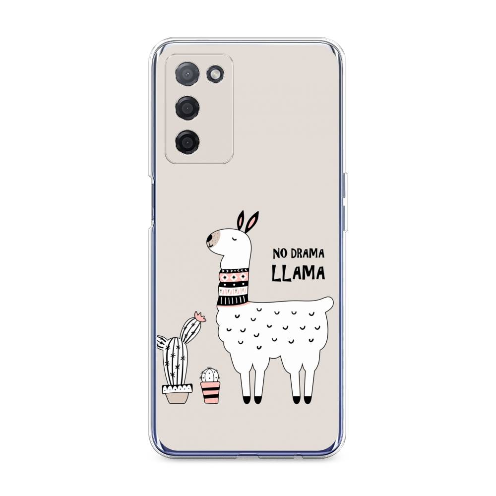 

Чехол Awog на Oppo A55 5G "No drama LLama", Разноцветный, 256250-2