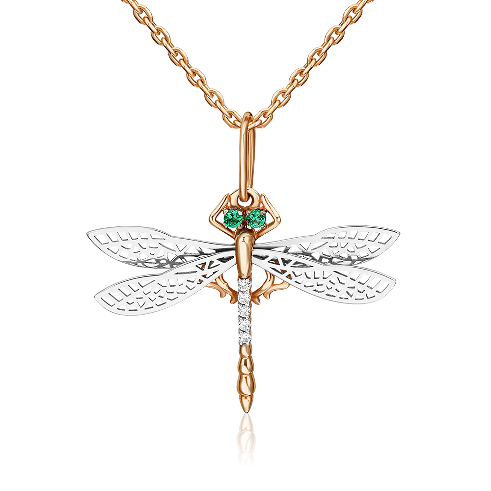 Подвеска из золота PLATINA jewelry 03-2454-00-404-1111-48, фианит