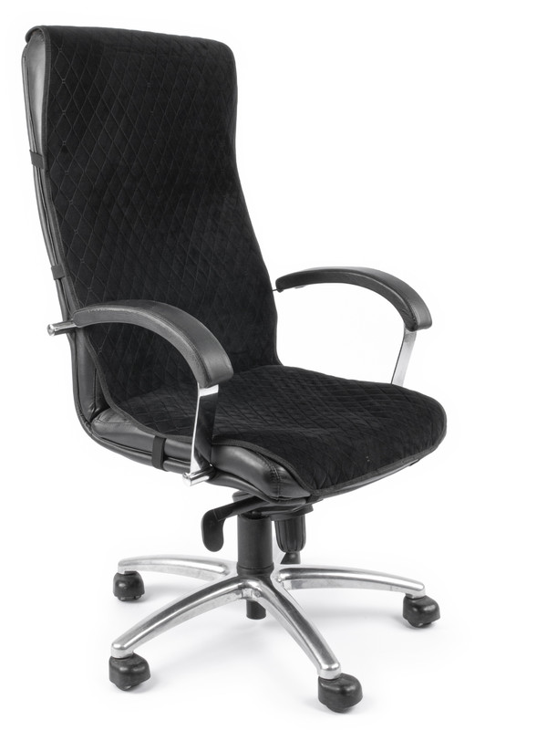 

Чехол для компьютерного кресла GVG Ромб, черный, 252874372