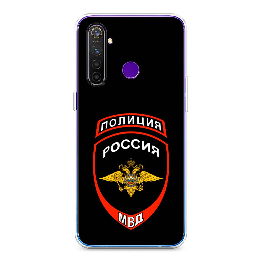 

Чехол Awog на Realme 5 Pro "Полиция шеврон", Разноцветный, 251650-5
