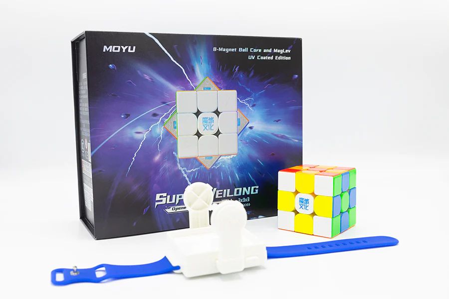 Кубик Рубика магнитный скоростной MoYu Super Weilong Magnetic 3x3 8-Magnet Ball Core Mag головоломка xiaomi giiker super cube supercube i3 кубик рубика умный