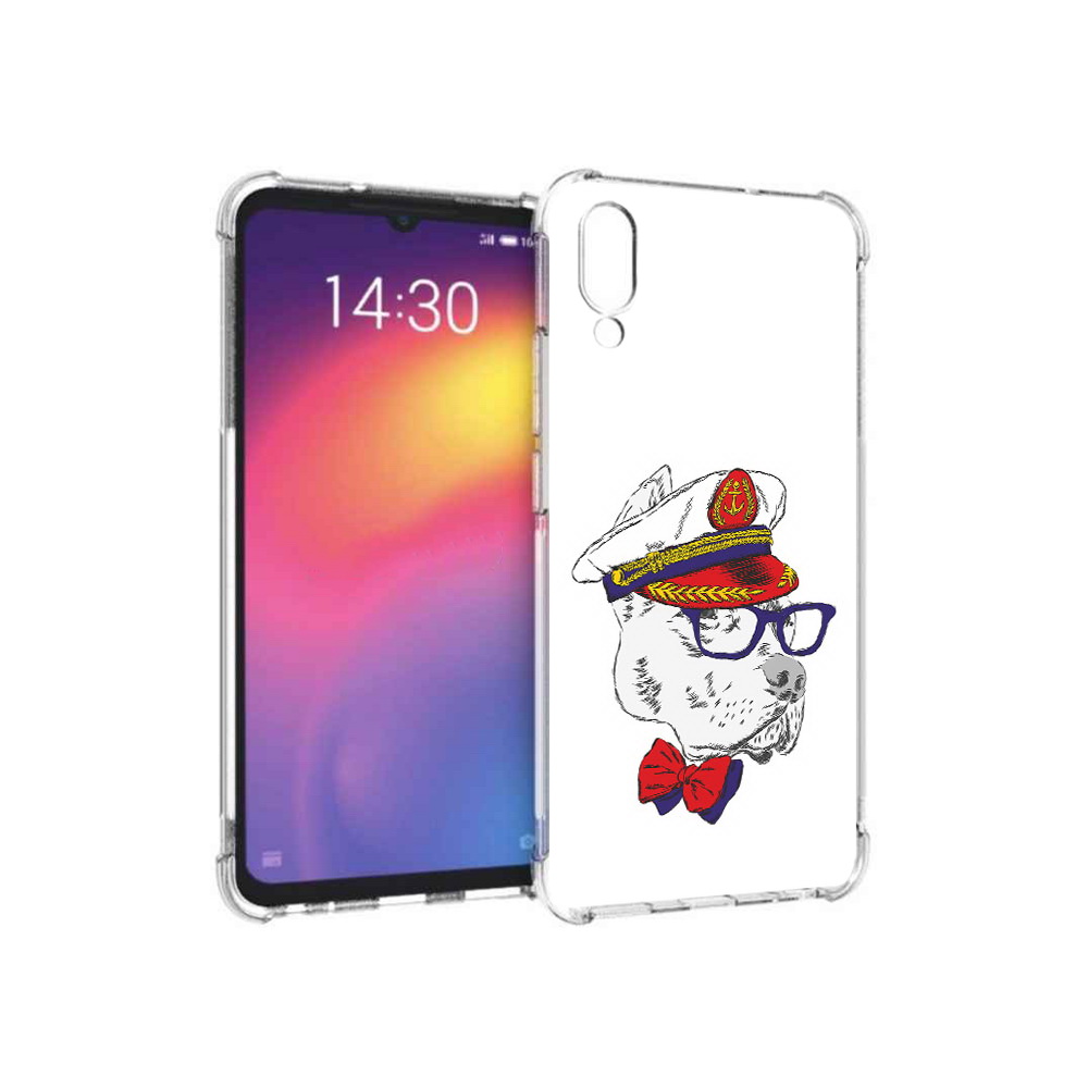 

Чехол MyPads Tocco для Meizu Note 9 бульдог (PT134513.88.251), Прозрачный, Tocco
