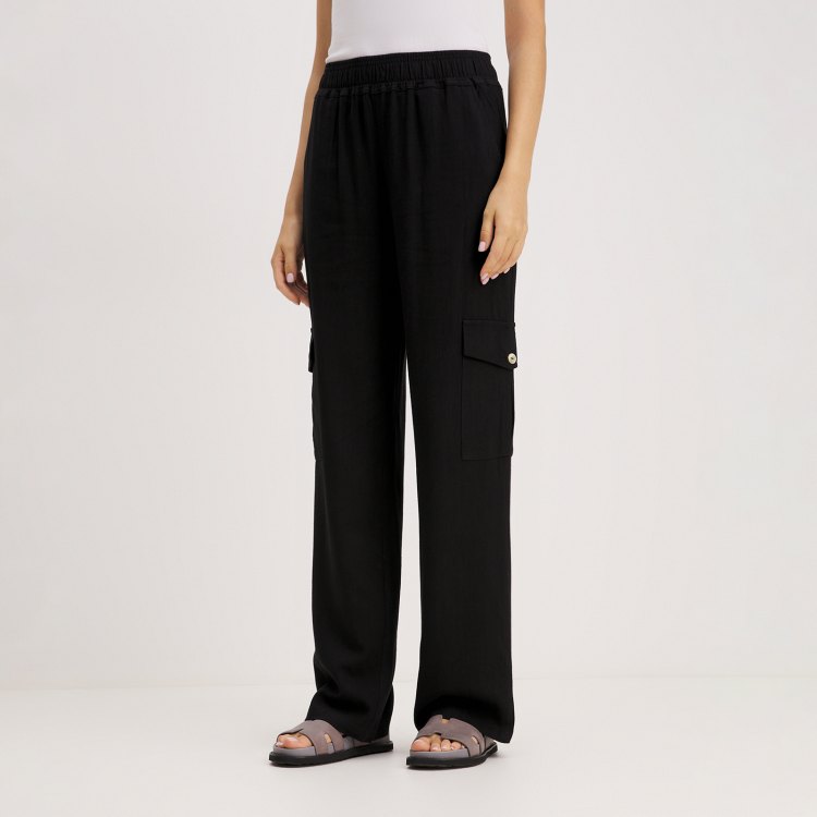 

Брюки женские Maison David BLN929 черные L, Черный, BLN929