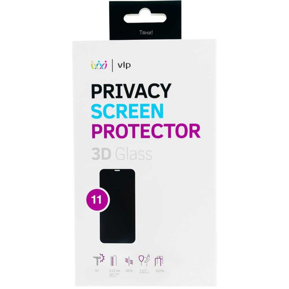 Защитное стекло VLP 3D Privacy для Apple iPhone 11