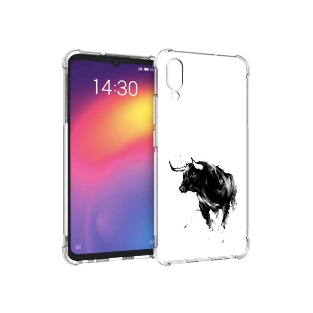 

Чехол MyPads Tocco для Meizu Note 9 бык (PT134513.88.254), Прозрачный, Tocco