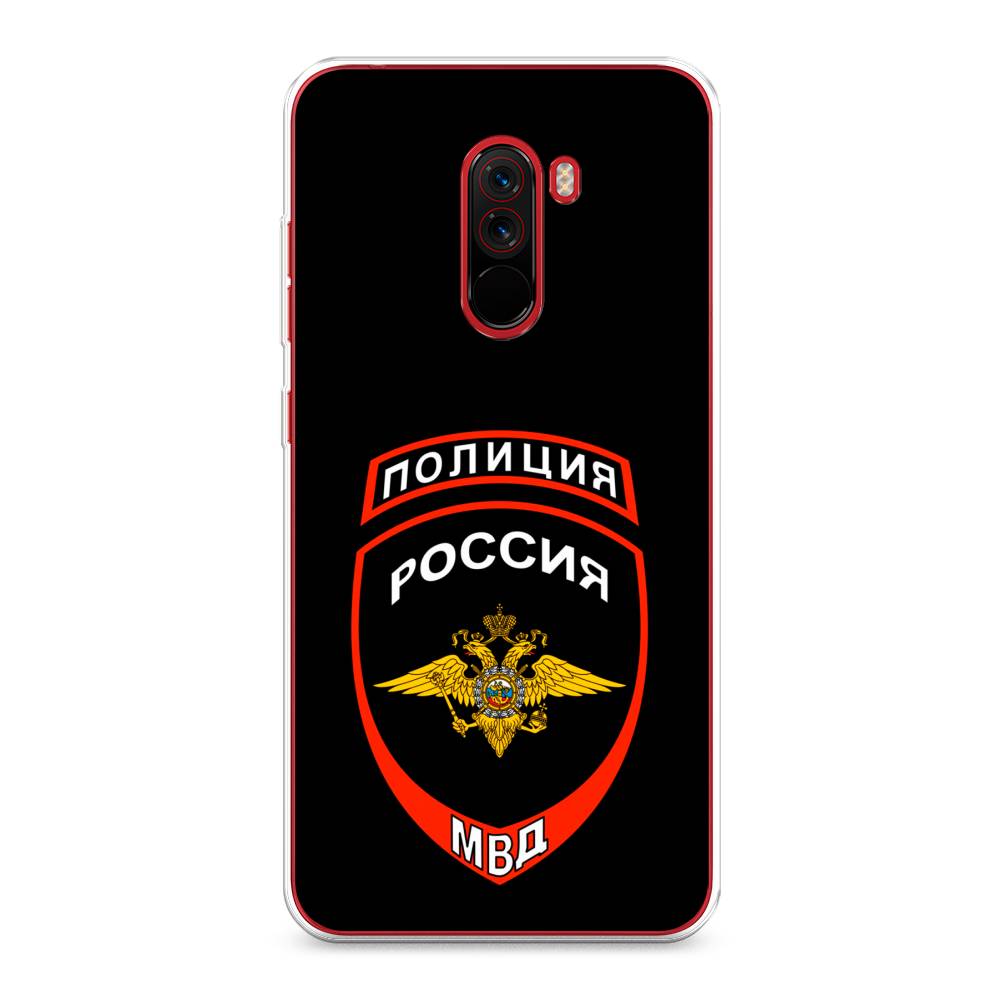 фото Чехол awog "полиция шеврон" для xiaomi pocophone f1